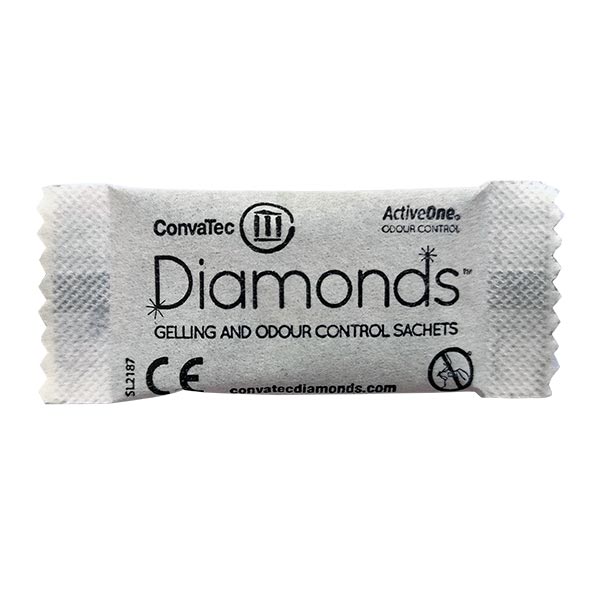 R105 Средство абсорбирующее Convatec Diamonds для стомных мешков, пакетик-саше 