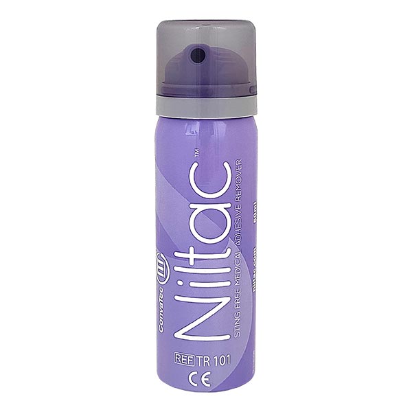 TR101 Очиститель для кожи ConvaTec Niltac для безболезненного удаления агдезивов, спрей 50мл